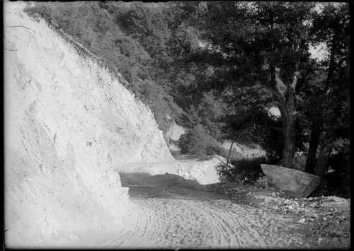 Toll road on Mount Wilson, near the summit