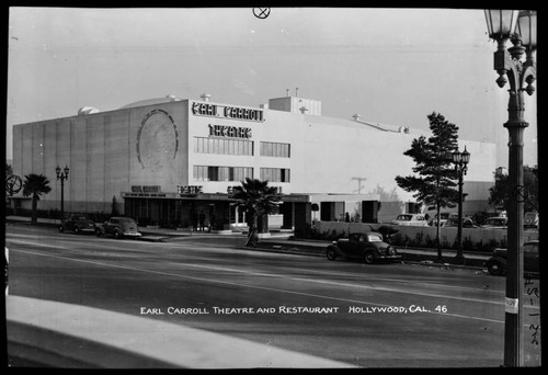 Earl Carroll Theatre and Restaurant, Hollywood, Cal