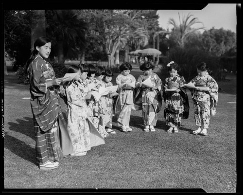 Japanese children's dance class, Santa Monica