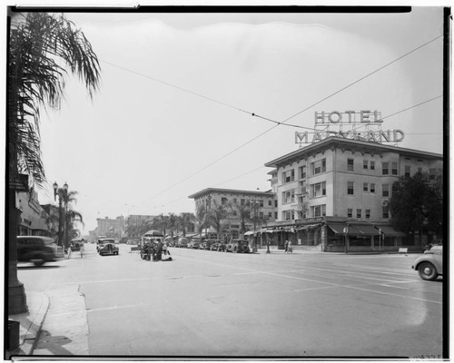 Maryland Hotel, 411 East Colorado, Pasadena. 1937