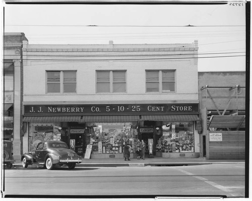 J.J. Newberry 5 and 10 store, Main Street, Alhambra. 1938