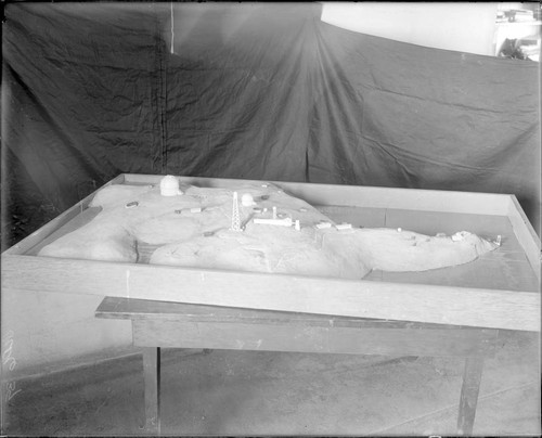 First model of Mount Wilson Observatory under construction