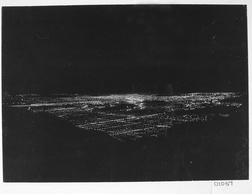 Night view of Pasadena, as seen from Mount Wilson