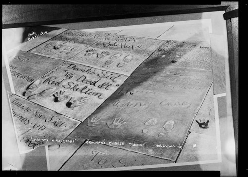 "Imprints of the Stars" Grauman's Chinese Theatre, Hollywood