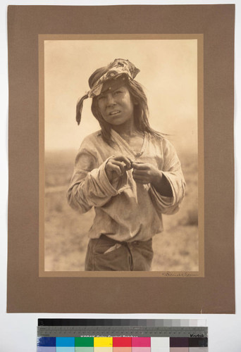 Navajo boy from Monument Valley, Arizona