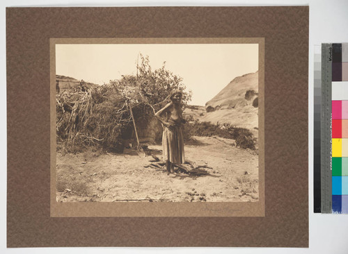 Old Navajo woman. Chinle Desert. Northeastern Arizona