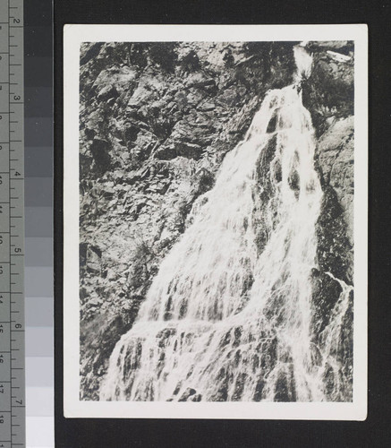 Silver Lake waterfall, close-up