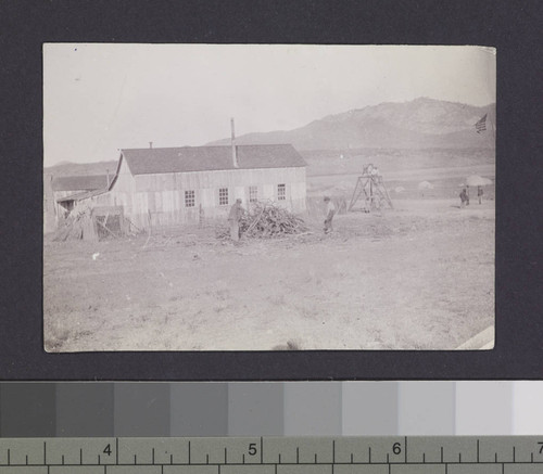 School house and children