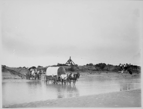 Fording the Little Colorado, 1903