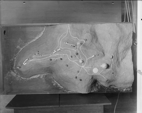 Second model of Mount Wilson Observatory, under construction