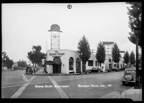 Brown Derby Restaurant, Beverly Hills, Cal