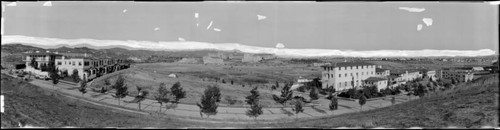 Streets of old Monterey section west of the University of California, Los Angeles, Westwood, Los Angeles. October 1933