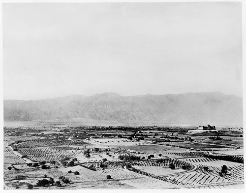 South Pasadena looking North toward Raymond Hill, 1886