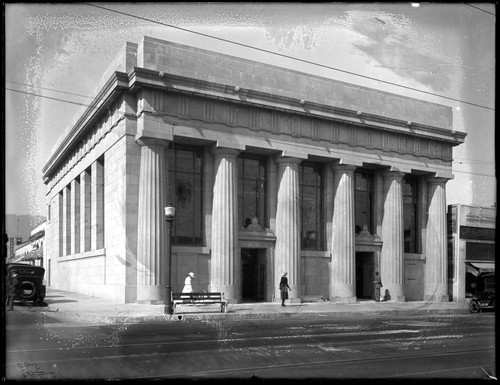 Building, 303 East Colorado, the corner of Colorado and Garfield, Pasadena. approximately 1922