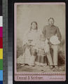 First Sergeant Meat and his family. Cheyenne Indians. Fort Elliott, Texas