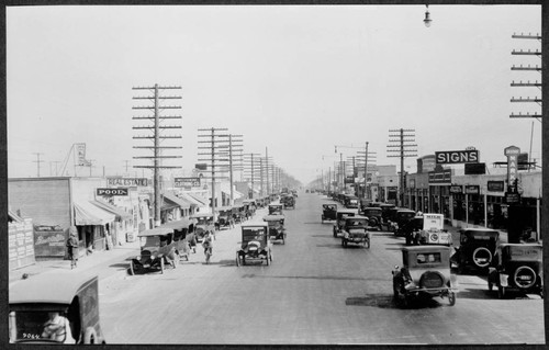 Whittier Blvd. at McBride St., Belvedere, 1924