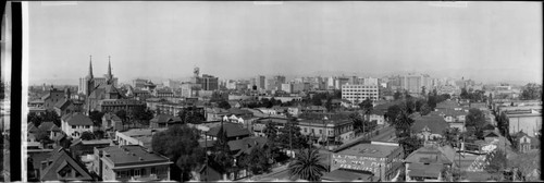 Los Angeles from Graphic Arts Building, 417 East Pico. February 10, 1925