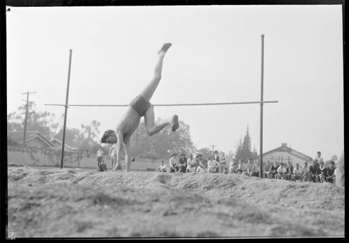 Track meet, Polytechnic Elementary School, 1030 East California, Pasadena. May 7, 1939