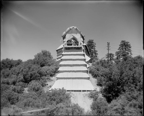 Snow telescope building, Mount Wilson Observatory