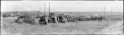 Ettinger & Brown construction equipment, Los Angeles. 1924