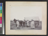 Trip to Hopi pueblo of Walpi, Arizona and the Petrified Forest, 1895, with journal on backs of photographs