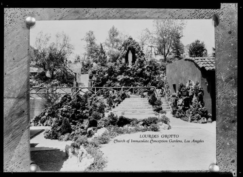 Lourdes Grotto, Church of the Immaculate Conception Gardens, Los Angeles