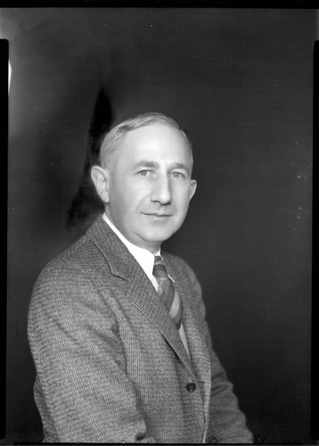 Studio portrait of Walter Baade