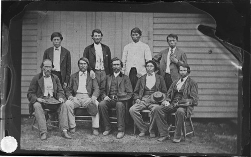 Members of Ottawa Council, near Shawnee, Oklahoma