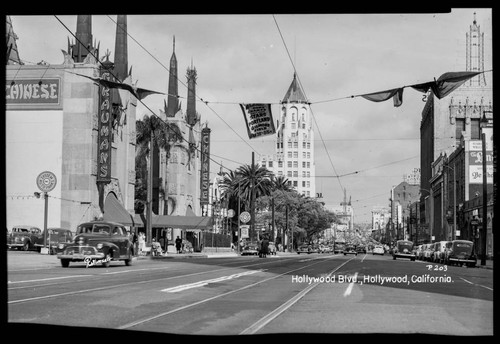 Hollywood Blvd., Hollywood, California