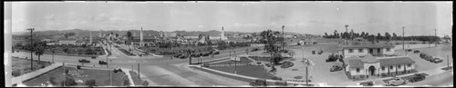Wilshire and Westwood, Westwood Village, Westwood, Los Angeles. April 12, 1934