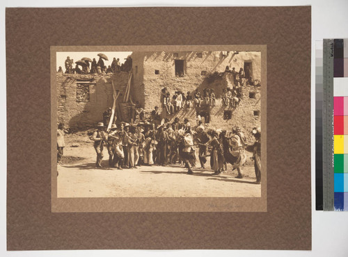 Hopi Indians performing the Buffalo Dance, Oraibi, Arizona — Calisphere