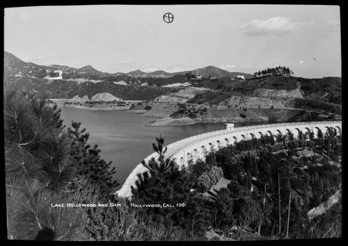 Lake Hollywood and Dam, Hollywood, Cal