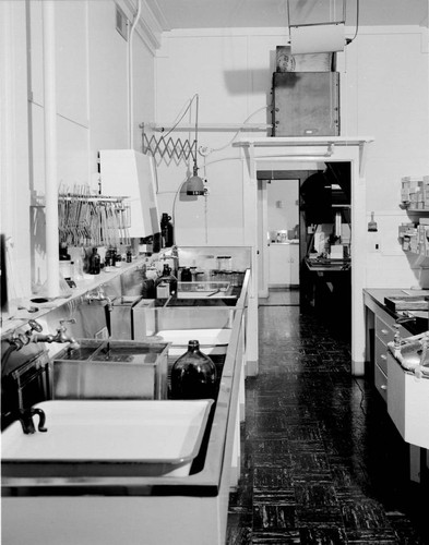 Hale Observatories photography laboratory, inside a government building