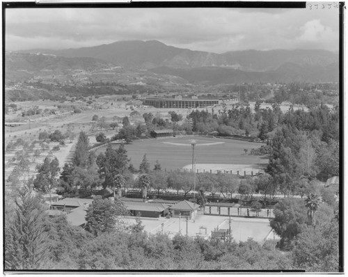 Brookside Park and the Rose Bowl, Pasadena. 1930