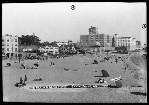 Beach & Grand Hotel, Santa Monica, Cal