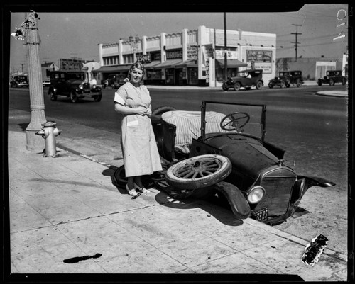 Car accident, Los Angeles, California