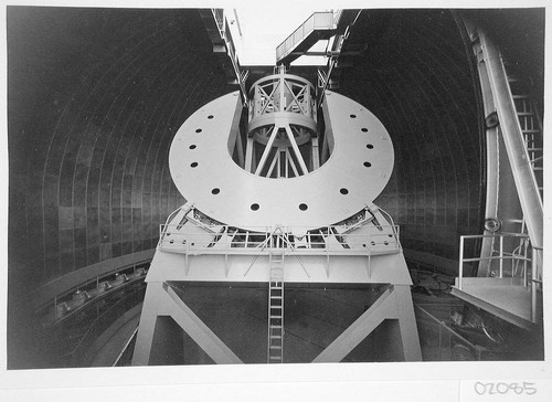 200-inch telescope, north bearing, Palomar Observatory