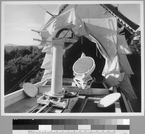 The Snow telescope coelostat and second mirror, Mount Wilson Observatory