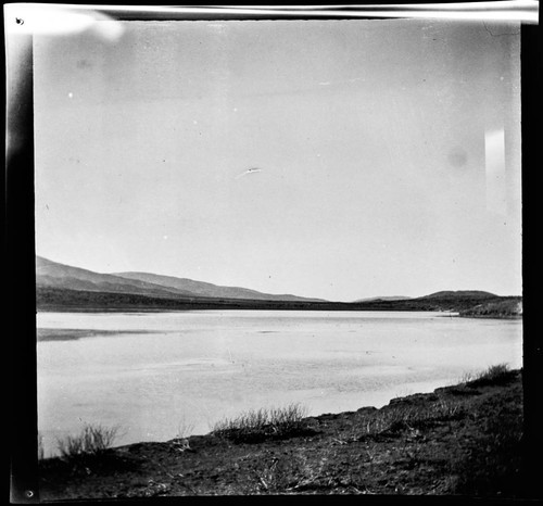 Lake or reservoir (above Arroyo Seco?)