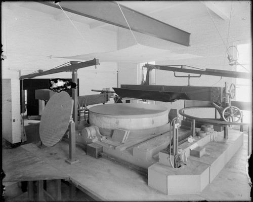 100-inch telescope mirror on grinding machine