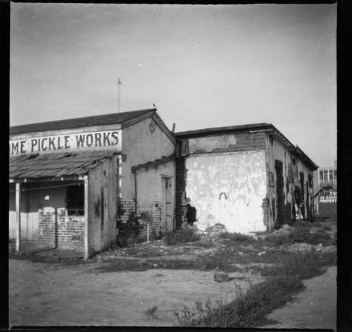 Herbergers Pickle Works, on Main Street, between 9th & 10th. Former home of H. C. Cardwell