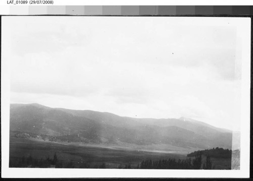 Valley with hills beyond at Vermejo Ranch