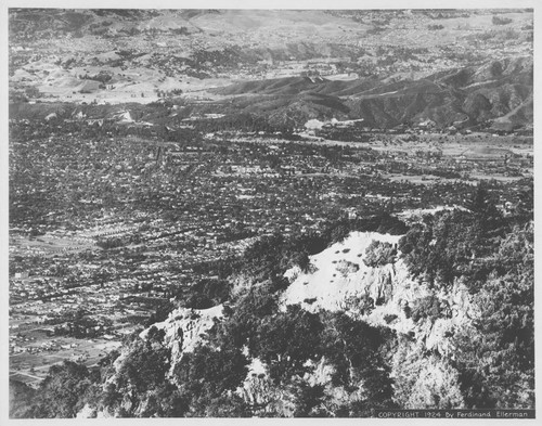 View of Pasadena from Mount Wilson