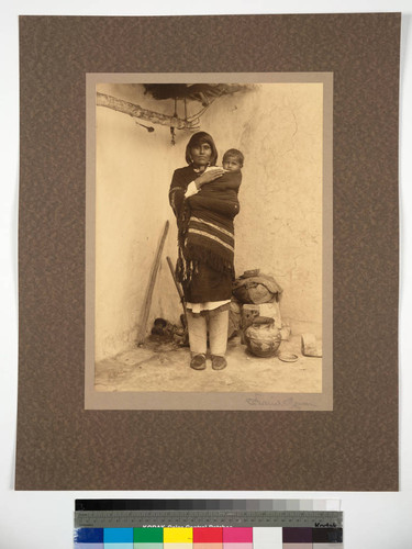 Zuni mother and child. New Mexico