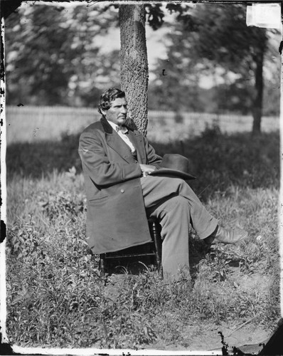 John Chupco (Seminole), soon after he was chosen chief, 1875, Indian Territory