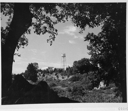 Palomar Observatory power house and water tower