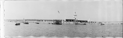 Opening Day of Lido Isle, Newport Beach. approximately 1930