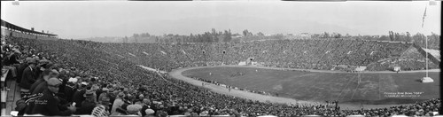 Rose Bowl Game, University of Alabama and University of Washington, Rose Bowl Stadium, Pasadena. January 1, 1926