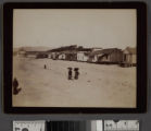 Summer cottages at Santa Monica Beach
