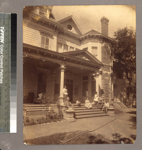 James De Barth Shorb and family, San Marino Ranch house